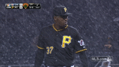 mlb:    Oh the weather outside is weather.