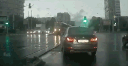onlylolgifs:  Ghost Car Appears Out of Nowhere 