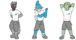 Pokemon Anthros I did do a little bit of drawing over the break, which was some young-ish pokes, anthro style, a la, combat academy.