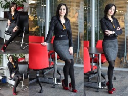 redath:  (via http://1.bp.blogspot.com/-AcwWWA-tMcU/T79_ATaXKdI/AAAAAAAAFLc/4W-5SrXhqrM/s1600/office+woman+look+tight+skirt+pantyhose+and+red+high+heels.JPG) 