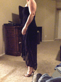 A gif of my wife modeling her new dress for me. (Taken with GifBoom)