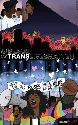 outforhealth: Trans Artists Made These Stunning Posters For Trans Day Of Remembrance 