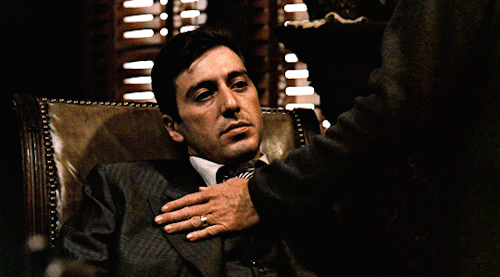 tomellis: “It’s an old habit. I spent my life trying not to be careless – women and children can be careless, but not men.”— The Godfather (1972, dir. Francis Ford Coppola) <3 <3 