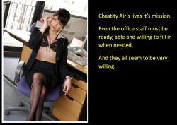 Chasity Air&rsquo;s staff lives its mission. Even the office staff must be ready, able and willing to fill in when needed. And they all seem to be very willing.
