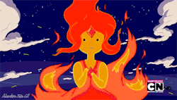 adventure-time-gif:  Flame Princess is really pretty. 