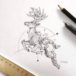 a-night-in-wonderland:  Geometric Beast Collection By Kerby Rosanes 
