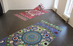 itscolossal:  New Ornate Kaleidoscopic Installations That Mimic Patterned Textiles by Suzan Drummen