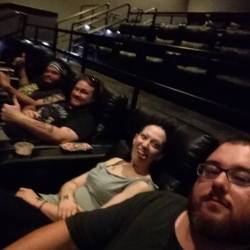 Movie time!!! #Ghostbusters BTW these 3 peeps were in the freaking movie!!! (at Showcase Cinema de Lux)
