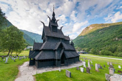 scandinavia-mania:  Norway, Stave Church (Borgund) by p_h_o_t_o_m_i_c on Flickr.