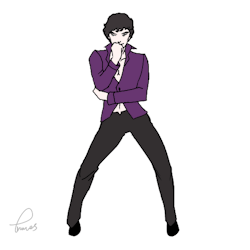 hectordixon:  francesksgk:  try to draw a gif animation *failed* Parody of Psy’s Gentleman.  Wow this is awesome!! 