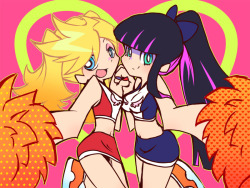 This is unrelated to anything posted or talked about recently. However, this is another great example of the Perfect tit ratio between Panty and Stocking.