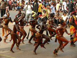   Guinea Bissau carnival, by David Young.  