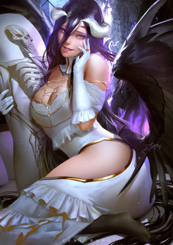 zumidraws: Albedo from Overlord&lt;3 Nude version and other goodies: https://www.patreon.com/zumi  &lt; |D’‘‘‘