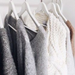 magicalpetals:  Cozy sweaters you need: v-neck gray knit sweater turtle neck white sweater off-shoulder loose white sweater high-low knit loose brown sweater All super cozy, soft, high quality, on sale + free shipping 