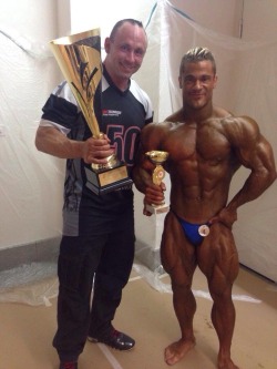 Nicolas Vulliod - After just winning the IFBB Swiss men&rsquo;s overall as a junior, supposedly a first.