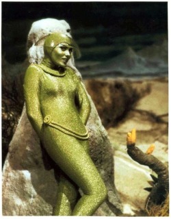 greggorysshocktheater:  Vitina Marcus as The Girl From The Green Dimension episode of Lost in Space 