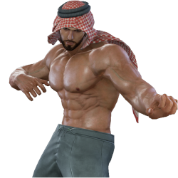the-priapus-tarou:DIVULGE AND SHARE!!!! SHAHEEN FROM TEKKEN 7!!!! We need more bara picture of this handsome arabic guy!!!