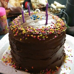 AHAHAHAHA I AM THE MASTER BAKER JUST WAIT THERES MORE THAN MEETS THE EYE. #birthday #cake #diybirthday