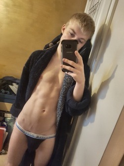 holy-trainer-locked: idaresyou:  Day 6: When your KH @bavarianboi chooses your underwear for the day. 😍🔐  Skinny locked boy  