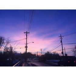 womanofastar:  Yesterday. 📸☀️ #shotbyme #mothernature #sunset #purple #streetphotographerhttps://www.instagram.com/p/BtbFv-6H21h/?utm_source=ig_tumblr_share&amp;igshid=ovx5w47w63pt