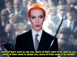 nostalgicgifs: Eurythmics – Sweet Dreams (Are Made of This) (1983)
