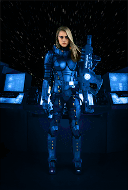 lionsgate-uk: Take off with Laureline (played by Cara Delevingne), a special operative charged with maintaining order throughout the human territories | Watch Valerian in cinemas 2nd August, 2017 Exclusive art by Tumblr Creatr Sam Cannon 