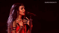 dailyeurovision:   Eurovision 2015 - Latvia Aminata - Love Injected  