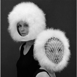 weirdvintage:  Feather helmets by John French, 1960s (via Retronaut) 