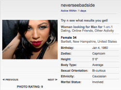 PROFILE SPOTLIGHT (FEMALE): NeverSeeBadSide is looking for a Man &ndash; Can you be that man? 