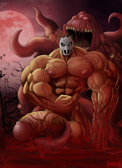 baralust:  Splatterhouse by me! More info about this drawing on my BLOG 