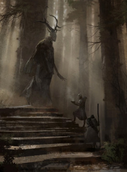 fantasyartwatch:In the Court of the Forest King by Symbaroum Art Team