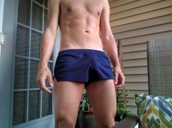 underwearguy:  Heading out for a run. 