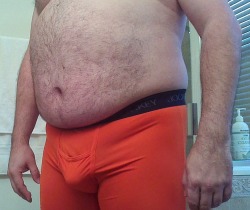 bearliquor:  hookembear:  Some fun in my orange Jockey boxer-briefs  Fuckin a!