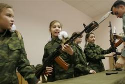 Gunrunnerhell:  Meanwhile In Russia… Girls Learn To Disassemble And Re-Assemble