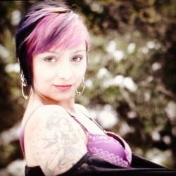 eliona-suicide:  #suicidegirls #suicidegirlschile #eliona #pinkhair #pierced #inkedgirls #chileanbeauty #chestpiece #colors #tattoos #tattooed #eyes #dollface #shorthair #snow #byanemona #lingerie ♥♥ 
