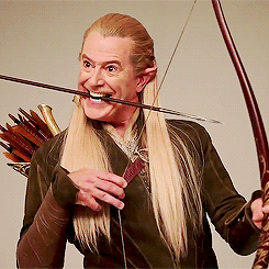 cinequeer:  Stephen Colbert dressed as Legolas for EW’s Hobbit-themed cover 