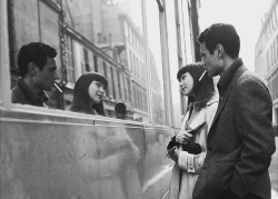 Orchidetelm:  Anna Karina And Michel Subor On The Set Of “Le Petit Soldat”,1960