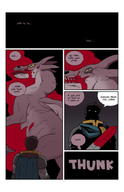 I was going to wait until next week to post this but fuck it, here’s the whole dragon comic. Enjoy!