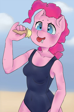 one of summer’s best treats. the treat connoisseur, pinkie pie, agrees!apparel and prints with this art and more, available on my society6 and redbubble please do not remove this caption   