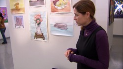alotofbeautyinordinarythings:   I love our scenes at the art show; when Michael is the only person that shows up to Pam’s art show. That was so emotional and so sweet. I just love how kind Michael is to her in that moment. She is really very broken,