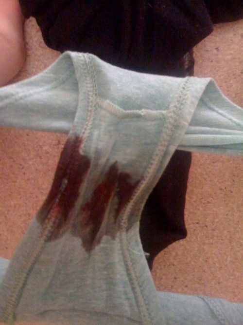 Porn photo urinal-obsession:  …bloody panties. http://urinal-obsession.tumblr.com/