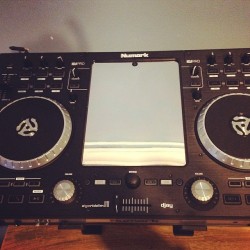 New controller for bedroom sessions and to teach #thejrz with. #numark #iDJpro #djay #music #instaphoto #ipad #apple