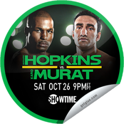      I just unlocked the Hopkins vs. Murat sticker on GetGlue                      1255 others have also unlocked the Hopkins vs. Murat sticker on GetGlue.com                  Tonight&rsquo;s show features a 48-year-old champion &amp; legend of the sport