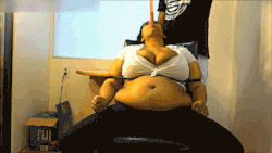 hanhanriley1990:  fuelforbody:  Force Feeding: 1#Just look at her. She is stuffed to the brim with the goo from the funnel. That shirt does not even cover partially that growing stuffed gut. Even the bra is nearly on the verge of exploding.   need this