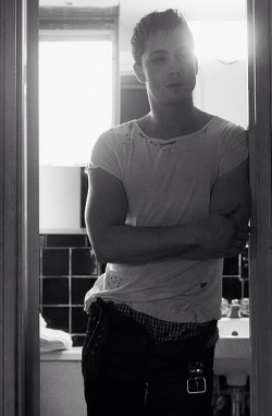 cyrildescours:  Logan Lerman for Interview Magazine Photographed by Robbie Fimmano 