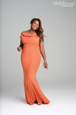 stylishcurvesoftheday:  Queen Latifah Hollywood Reporter August 2013 Edition Details on Stylish Curves     