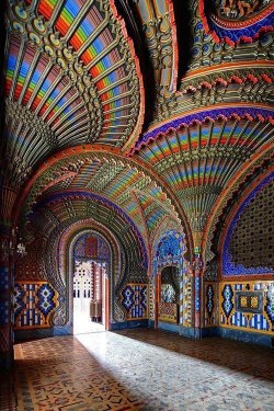 Immortal rainbow (The Peacock Room in Castello de Sammezzano, Tuscany, Italy)