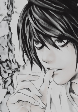 erwonmyheart:    Graphic request meme | Death Note   favorite character   most attractive | L Lawliet  