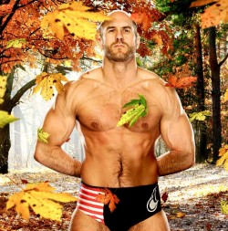 the-darkness-is-all-i-know:  WWE App. My Edit  If only I could run into a half naked Antonio Cesaro outside&hellip;