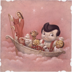 contemporary-artist-gallery: Mark Ryden Dead Characters 1997 Oil on Wood 
